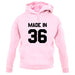 Made In '36 unisex hoodie