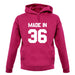 Made In '36 unisex hoodie