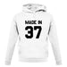 Made In '37 unisex hoodie