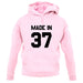 Made In '37 unisex hoodie