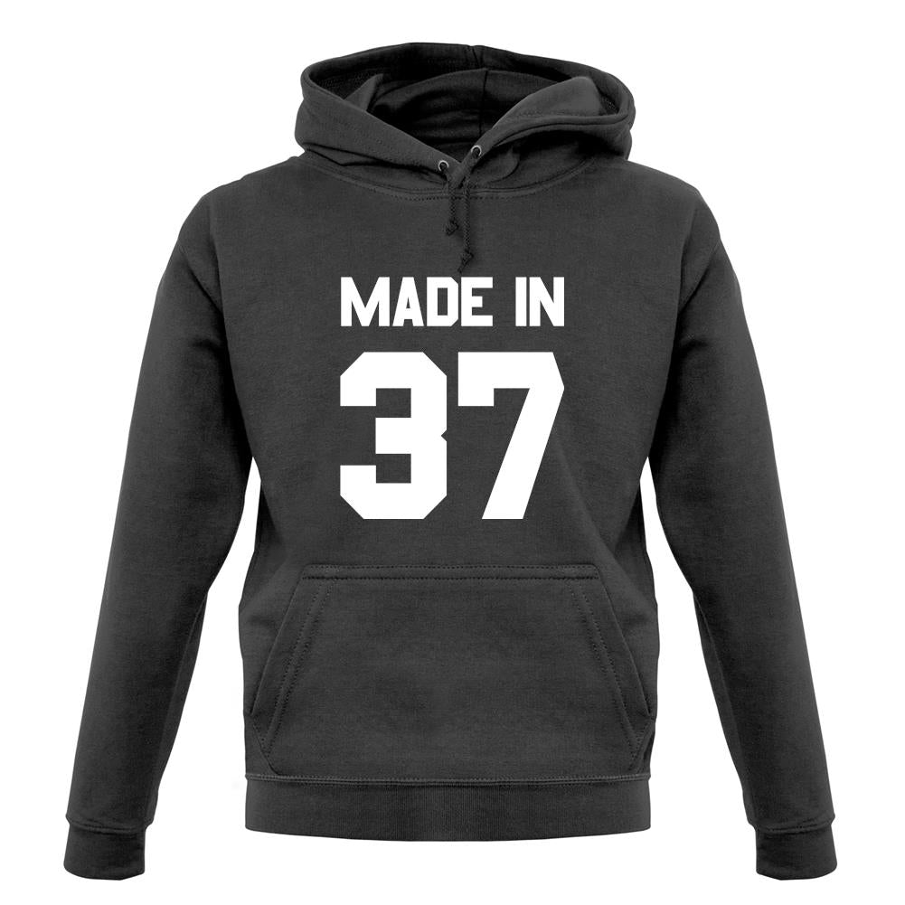 Made In '37 unisex hoodie