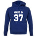 Made In '37 unisex hoodie