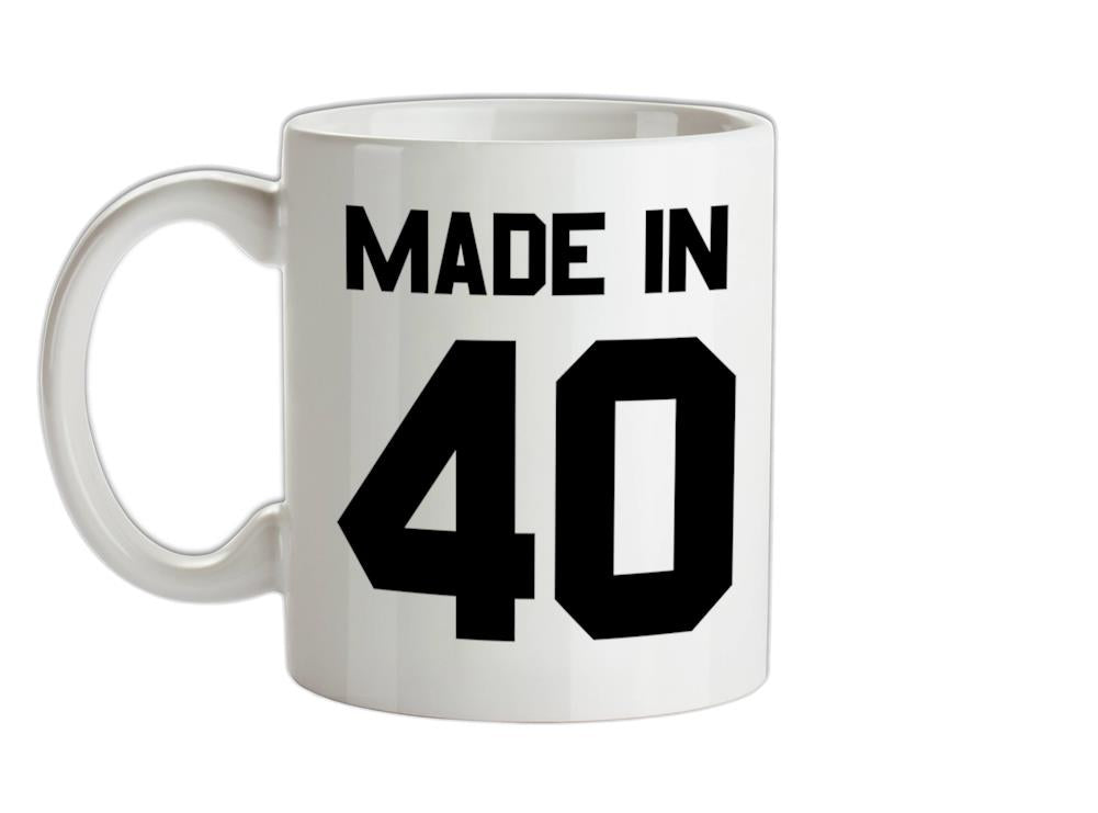 Made In '40 Ceramic Mug