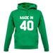 Made In '40 unisex hoodie