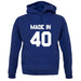 Made In '40 unisex hoodie