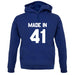 Made In '41 unisex hoodie