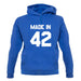 Made In '42 unisex hoodie