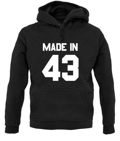 Made In '43 unisex hoodie