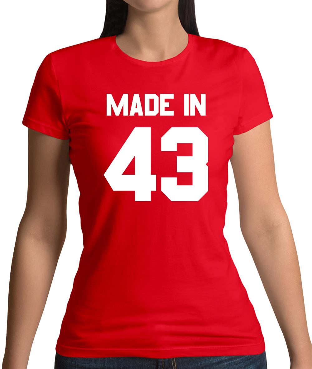 Made In '43 Womens T-Shirt