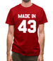 Made In '43 Mens T-Shirt