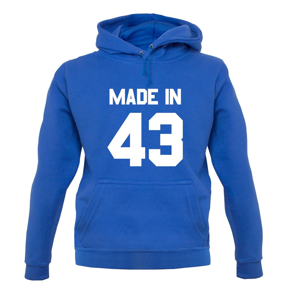 Made In '43 unisex hoodie