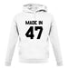 Made In '47 unisex hoodie