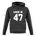 Made In '47 unisex hoodie