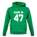 Made In '47 unisex hoodie