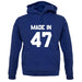 Made In '47 unisex hoodie