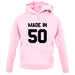 Made In '50 unisex hoodie