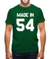 Made In '54 Mens T-Shirt