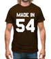 Made In '54 Mens T-Shirt