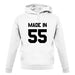 Made In '55 unisex hoodie