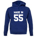 Made In '55 unisex hoodie