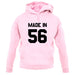 Made In '56 unisex hoodie