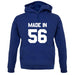 Made In '56 unisex hoodie