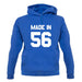 Made In '56 unisex hoodie
