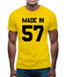 Made In '57 Mens T-Shirt