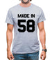 Made In '58 Mens T-Shirt