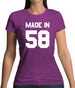 Made In '58 Womens T-Shirt