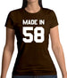 Made In '58 Womens T-Shirt