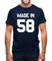 Made In '58 Mens T-Shirt