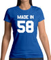 Made In '58 Womens T-Shirt