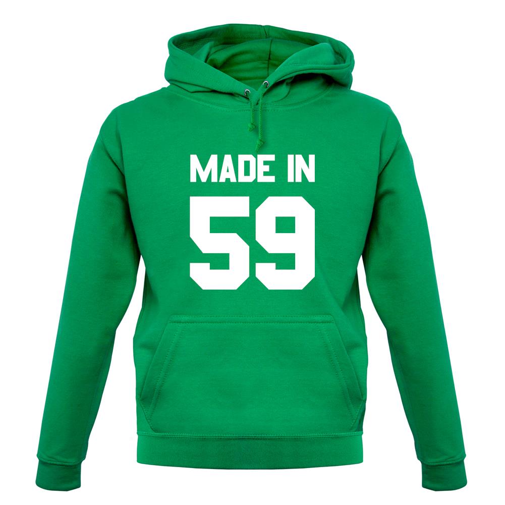 Made In '59 unisex hoodie