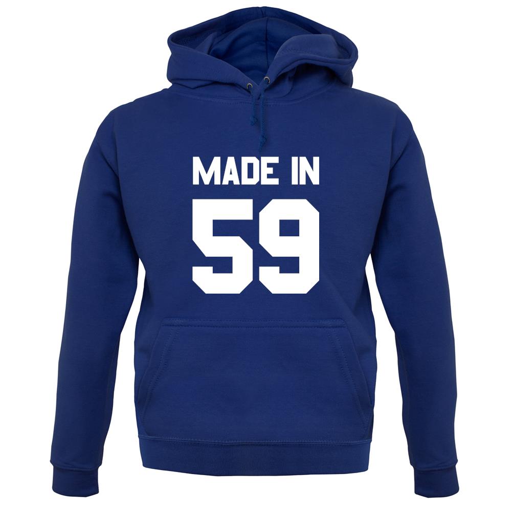 Made In '59 unisex hoodie