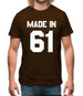 Made In '61 Mens T-Shirt