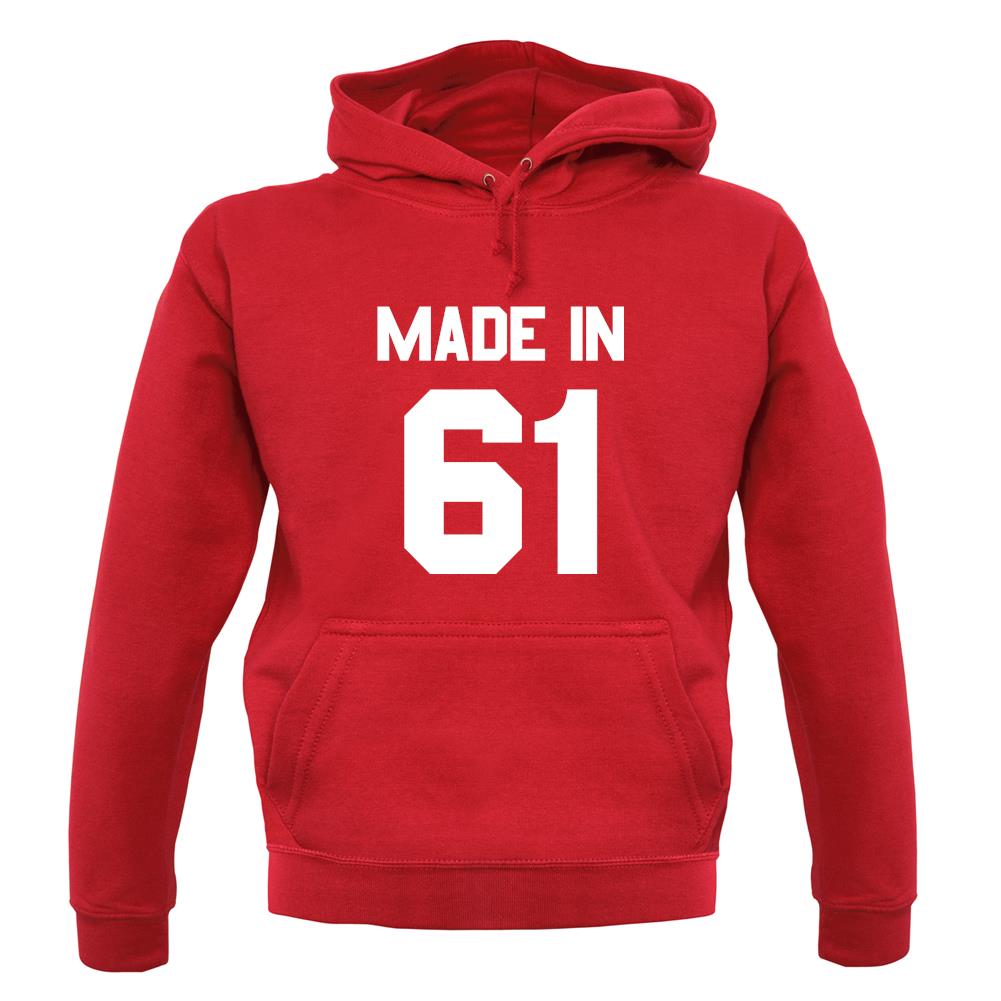 Made In '61 unisex hoodie