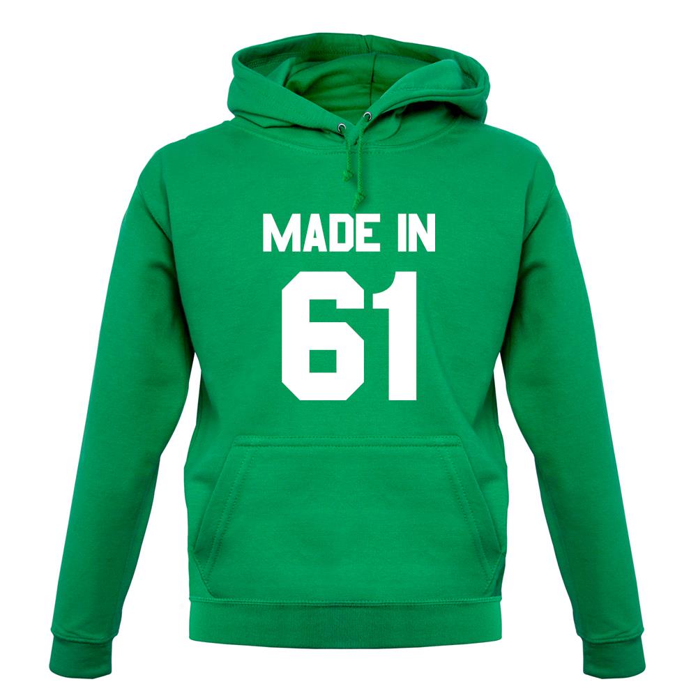 Made In '61 unisex hoodie