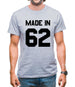 Made In '62 Mens T-Shirt
