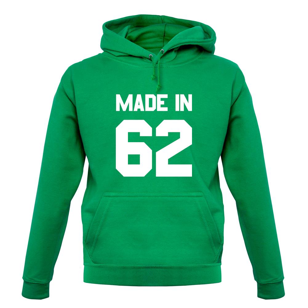 Made In '62 unisex hoodie