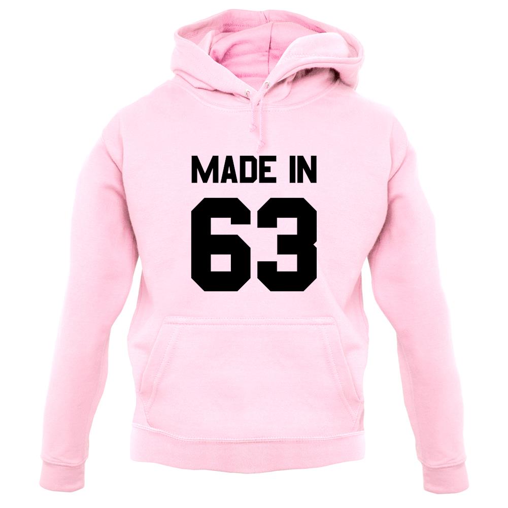 Made In '63 unisex hoodie