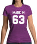 Made In '63 Womens T-Shirt