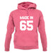 Made In '65 unisex hoodie