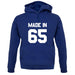 Made In '65 unisex hoodie