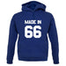 Made In '66 unisex hoodie