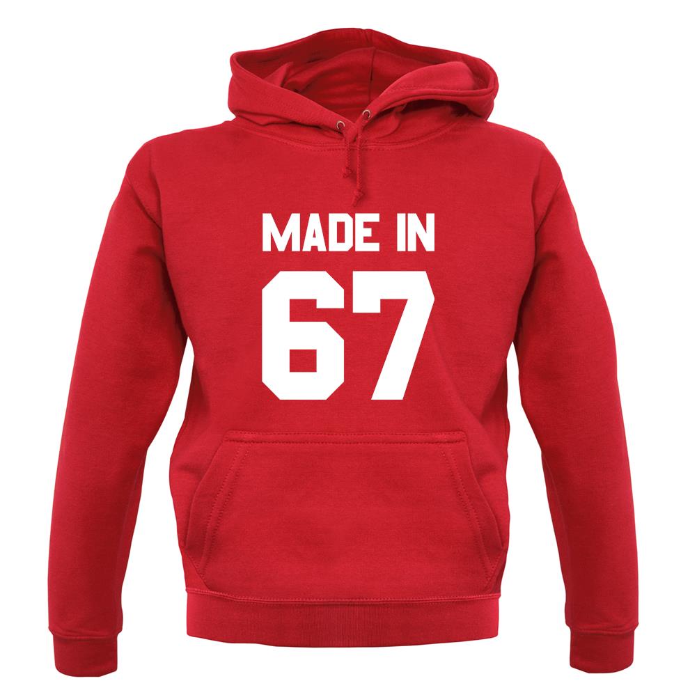 Made In '67 unisex hoodie