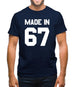 Made In '67 Mens T-Shirt