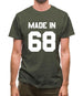 Made In '68 Mens T-Shirt