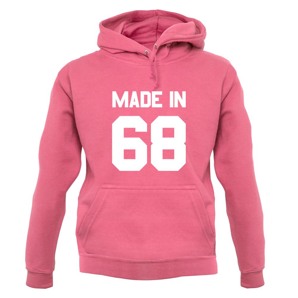 Made In '68 unisex hoodie