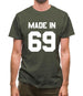 Made In '69 Mens T-Shirt